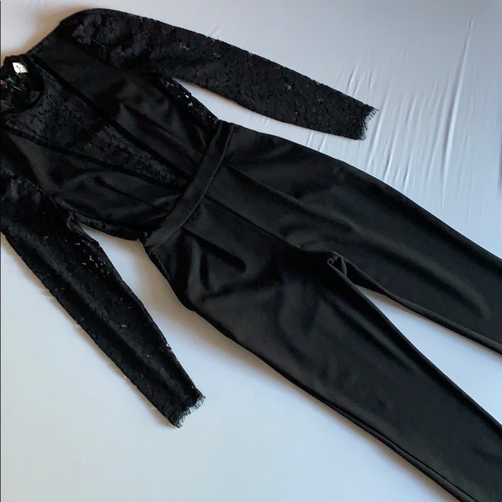 Black Express Lace Jumper!